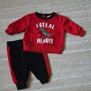 Babt Dinosaur Sweatshirt and Pants Set